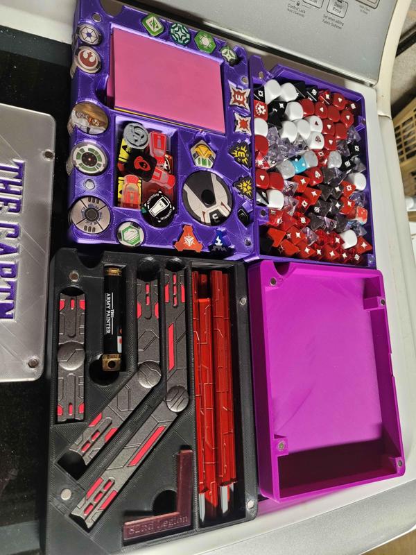 Star Wars Legion token tray set. For Retro style lunch box