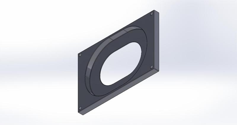 Miniatures Storage Tray, 120mm x 92mm Oval or Pill Base x 1, ShoeBox Miniatures Storage System