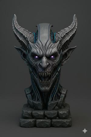 Cybernetic Guardian – Headphone Stand
