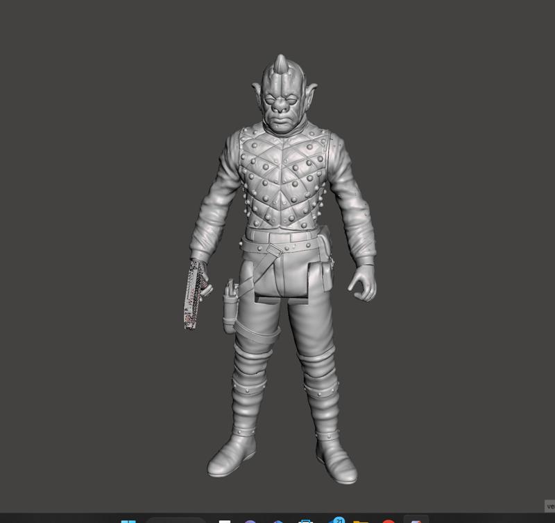 BOM VIMDIN VINTAGE CUSTOM STAR WARS ACTION FIGURE, KENNER 3.75", 6" CREATURE CANTINA ALIEN PATRON, 5 POA, 1/18, 1/6