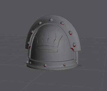 Host of Crowns Mk3 Shoulder Pad