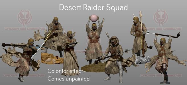 Desert Raider Squad Version 1 - Legion Scale
