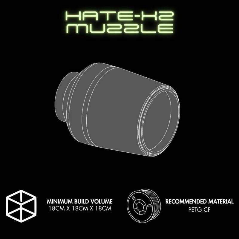 Hate-X2 Muzzle Booster for AAP-X