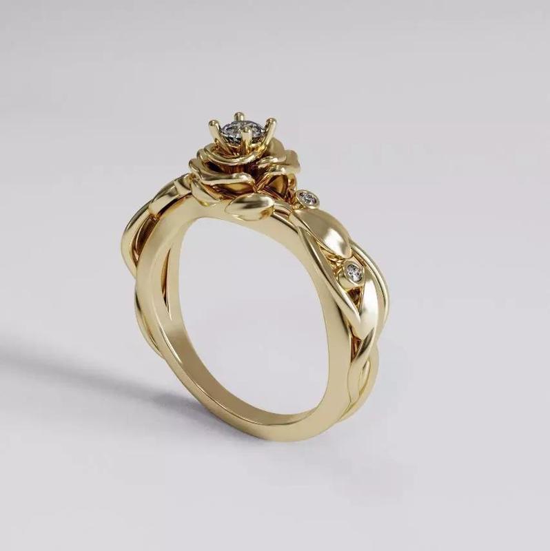 Flower ring 002