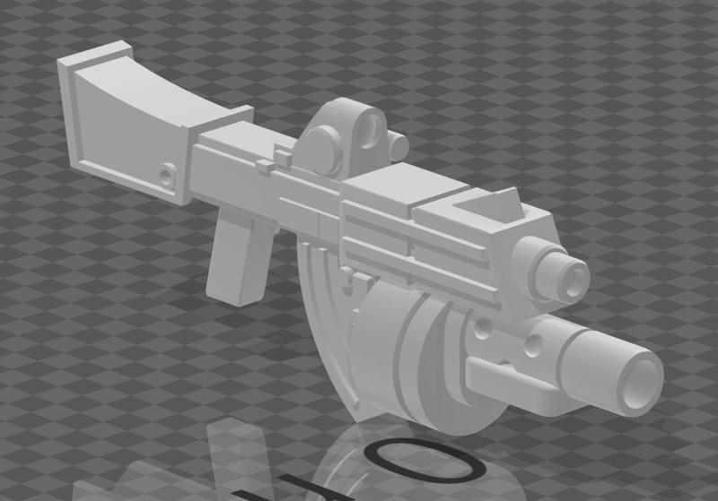 Light Autocannon with Underslung LGL