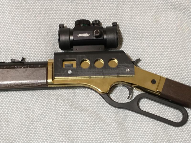 Low-profile Barra 1866 dovetail scope rail