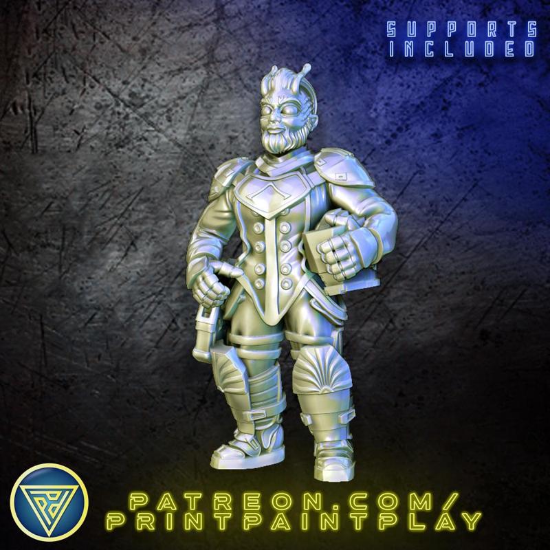 Antennae Alien Captain