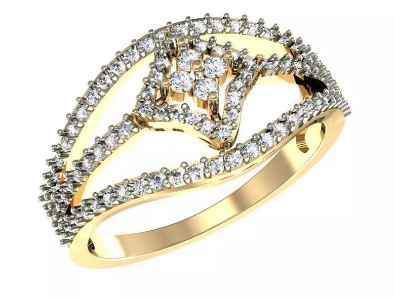 Forever Shining Diamond Engagement Ring