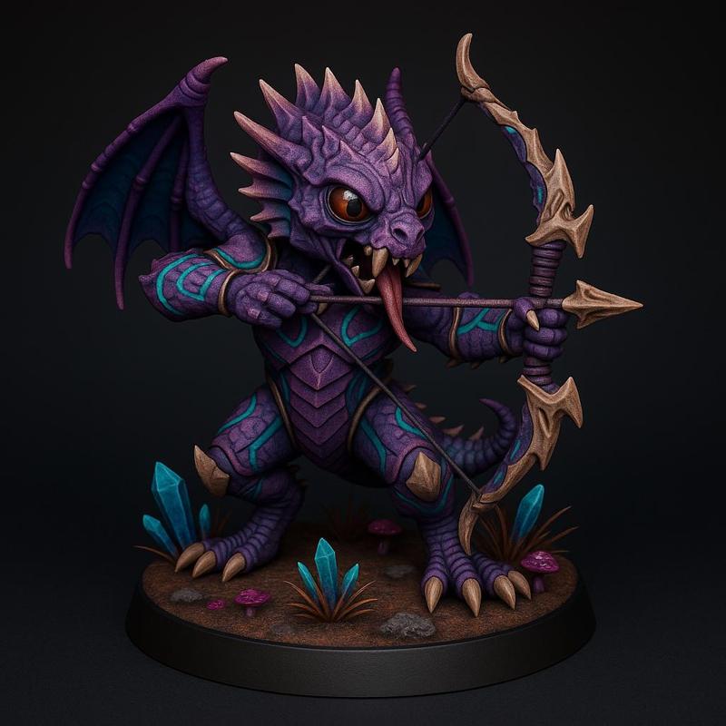 Alien Archer – Fantasy & Sci-Fi Creature | 3D Printable Model
