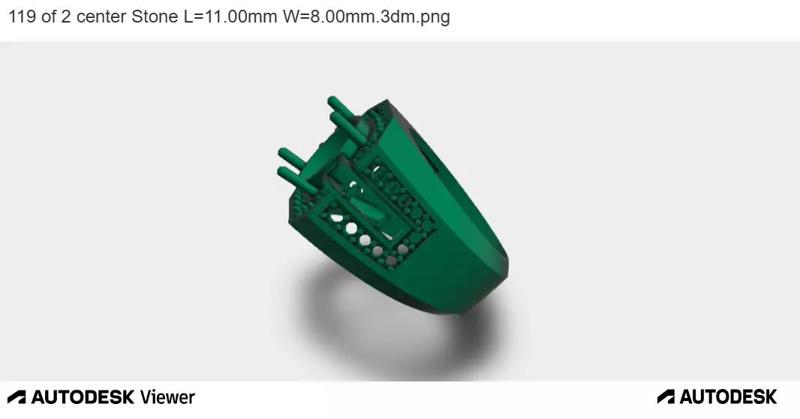 Lattice Side Detail Ring with Oval Stone