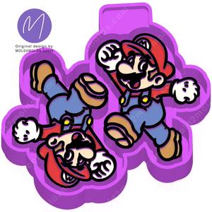 Mario Vent Clip Freshie STL Mold Housing