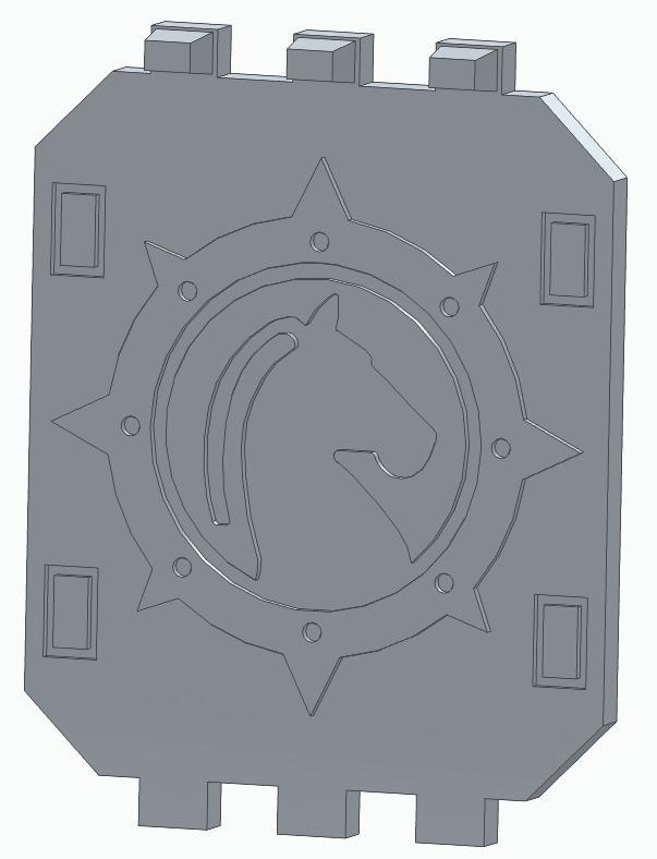 30k Dark Angels Land Raider Door - Host of Horses