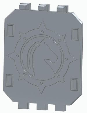 30k Dark Angels Land Raider Door - Host of Horses