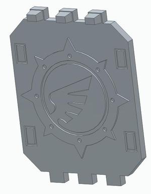 30k Dark Angels Land Raider Door - Host of Wind