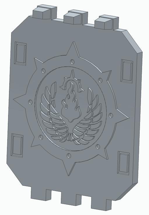 30k Dark Angels Land Raider Door - Firewing