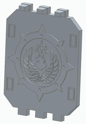 30k Dark Angels Land Raider Door - Firewing