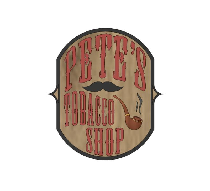 PETE'S TOBACCO SIGN