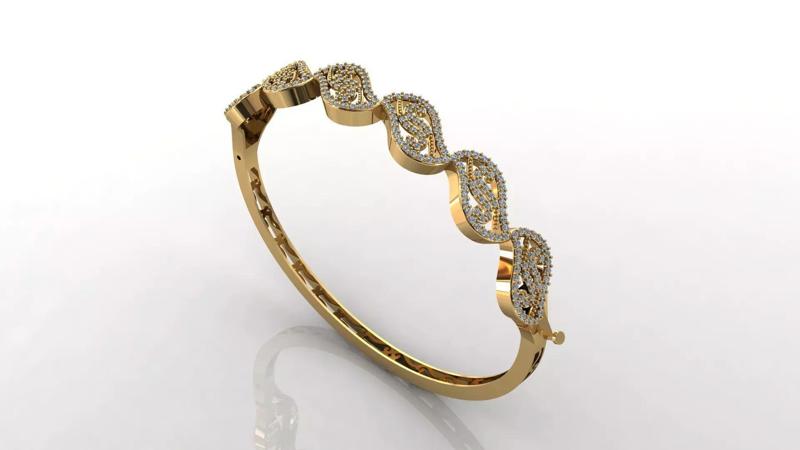 STL 3DM Diamond With Stone Womens Bracelets Women Bracelet
