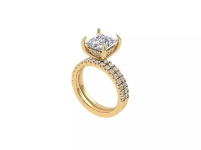 Princess Art Deco Ring