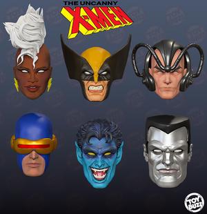 X-men classic 6 pack custom heads marvel legends