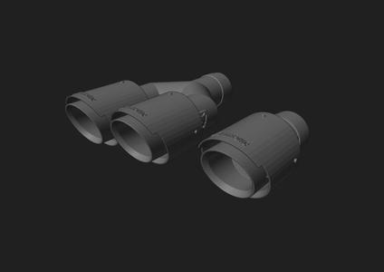 Akrapovic exhaust tailpipe