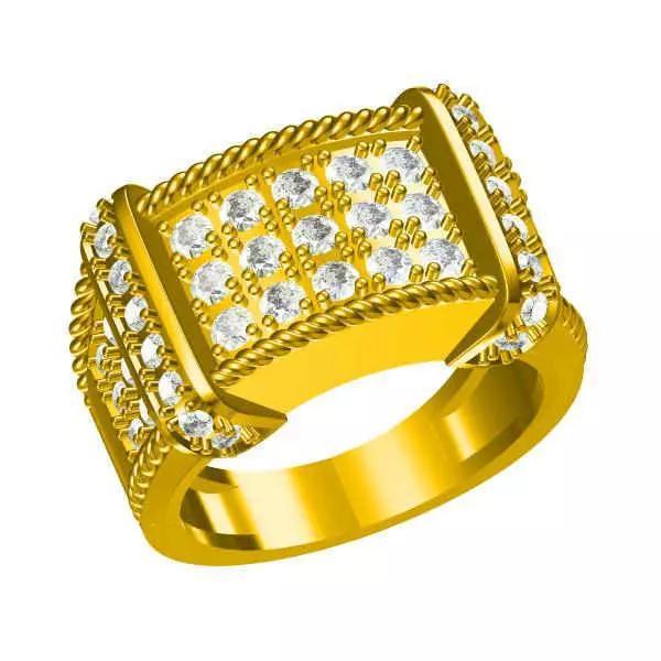 JCD Format Men engagement rings jewelcad