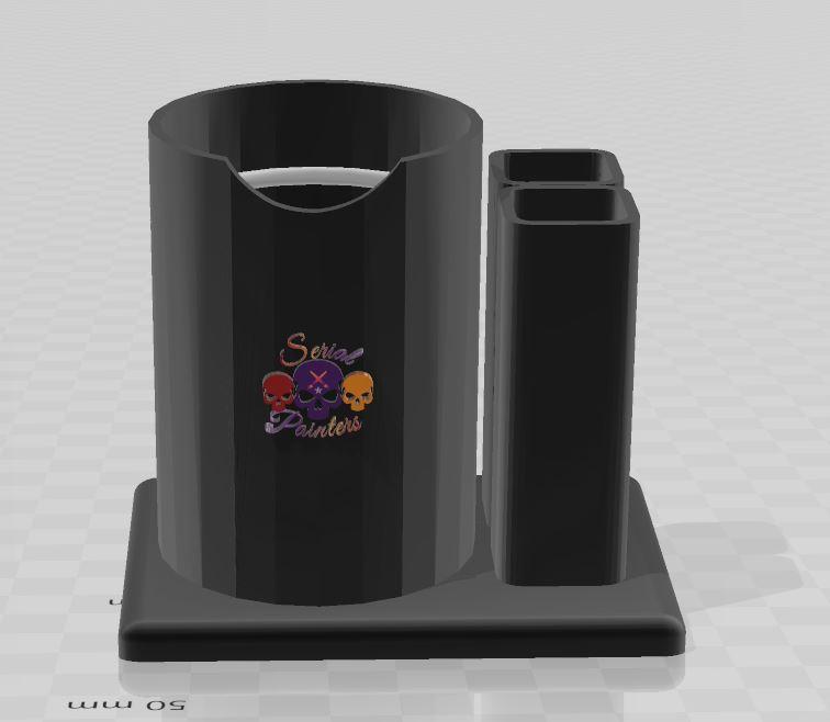 Water pot for painting figurines