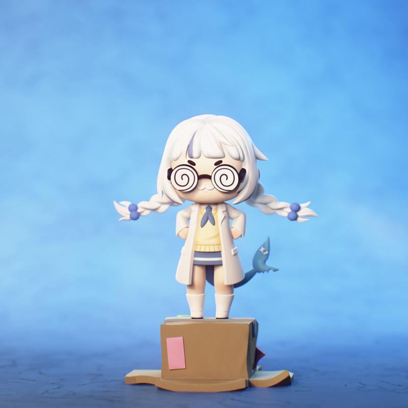 [HOLOLIVE] [Chibi] Smartypants Gura