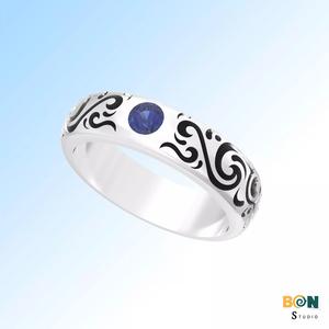 Men Starry Night Ring