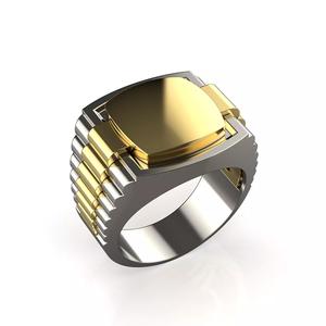 Mens Signet Ring Watch Style MR 21