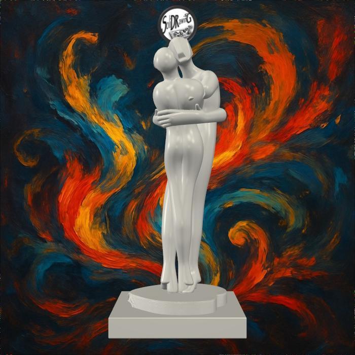 Wooden Dancing Couple – SoliDRawinGs SG757