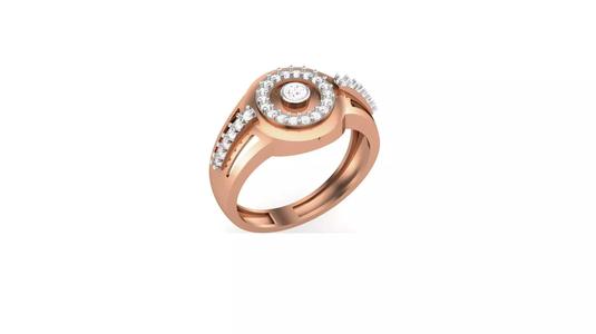 Mens Groom Gents Diamond Ring 3dm stl obj mtl 3mf glb