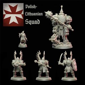 Polish-Lithuanian Trench Squad — 5 Models in One Pack