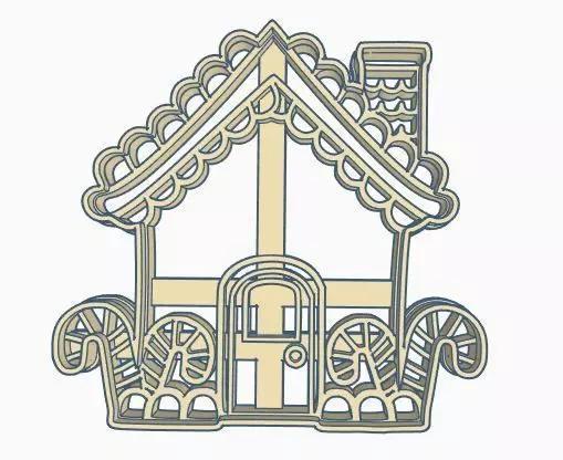 Candy House Cookie Cutter