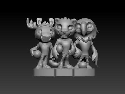 World Mascots Pack x3