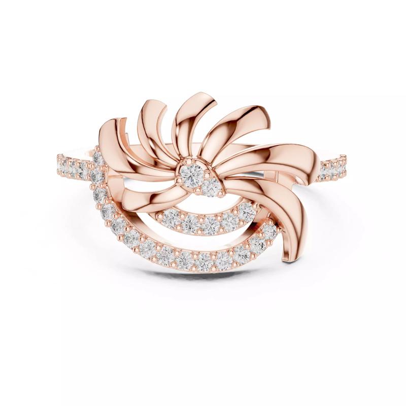 Round Diamond Engagement Wedding Ring 3DM STL Video