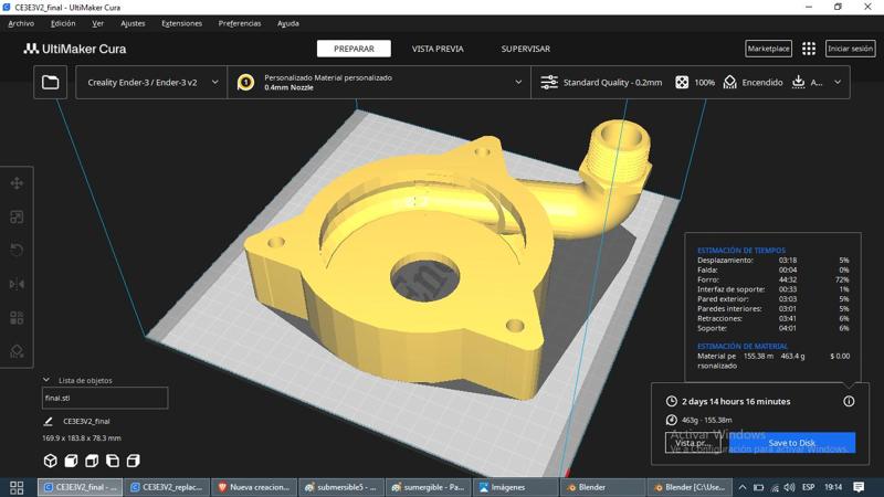replacement for submersible pump AHS-05A 1".