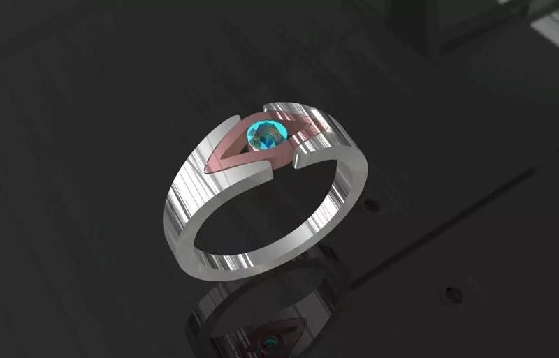 Ring  eye ring size 54