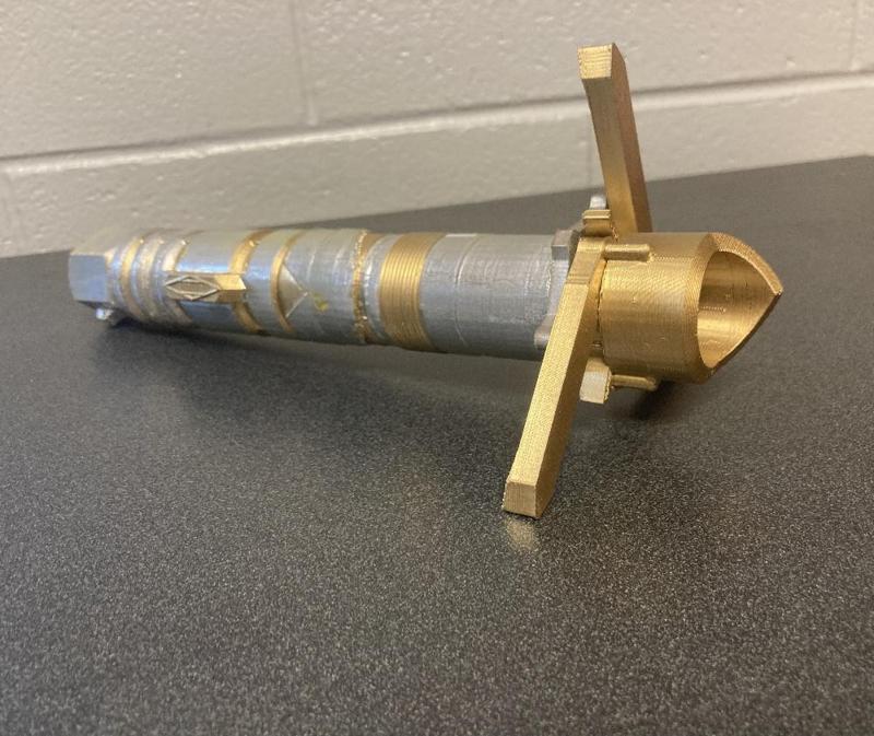 High Republic Inspired Lightsaber With Fold Out Triple Crossguard