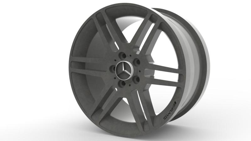 MERCEDES C180 RIM 3D MODELING STL