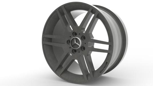 MERCEDES C180 RIM 3D MODELING STL
