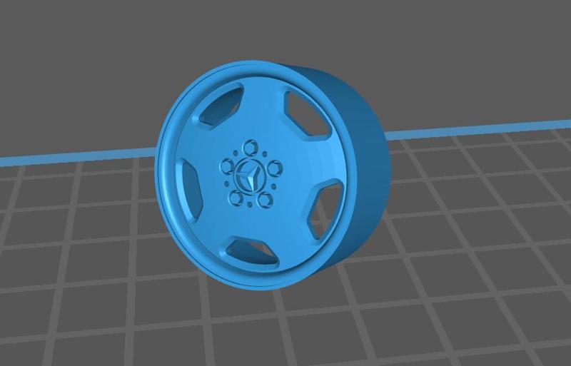 Mercedes Monoblock Wheels 1/18 1/24