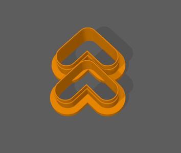 arrow-shaped cutters