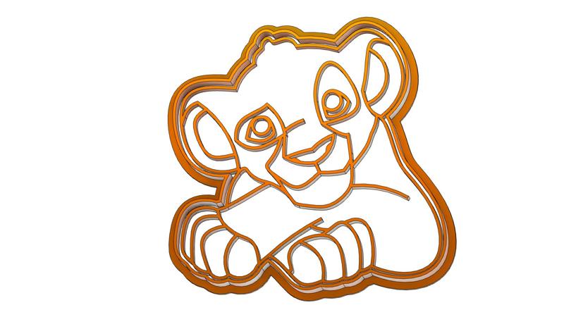 cookie cutter cookie cutter 8cm lion lion fondant cookie jungle cookie jungle the lion king el rey leon simba
