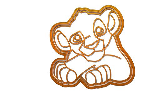 cookie cutter cookie cutter 8cm lion lion fondant cookie jungle cookie jungle the lion king el rey leon simba