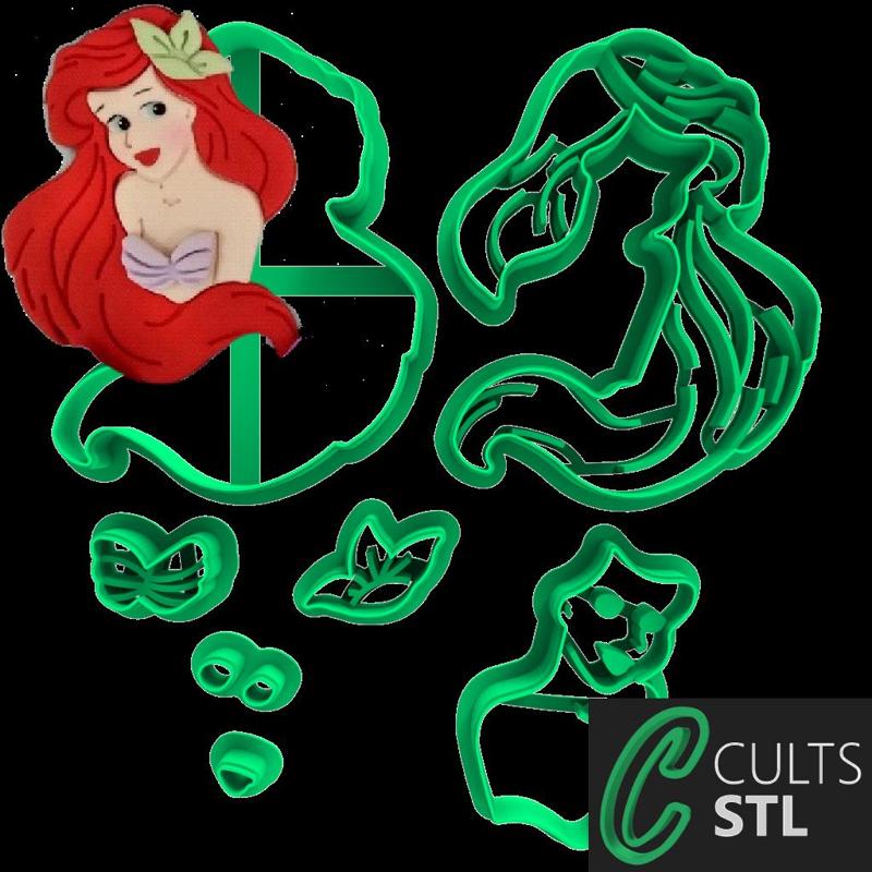 CORTADOR PEQUENA SEREIA - 6cm