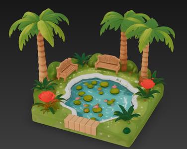 Tropical garden