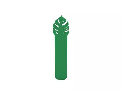 Bookmark leaf icon