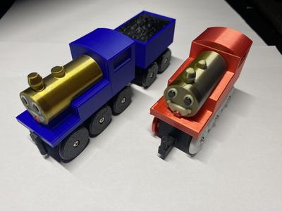 Train with several wagons, locomotive, Brio track gauge, train, wagon