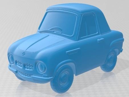 Biscuter Pegasin 200F Cartoon Toy Printable Car